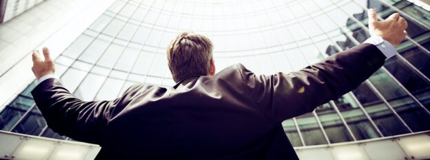 glad man på wall street